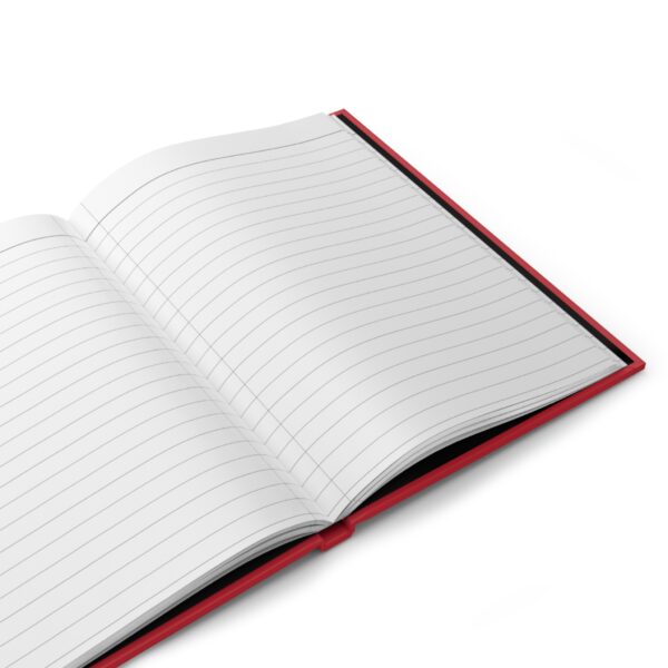 Mystical Red Hardcover Journal - Ethereal Angel Design - Image 5
