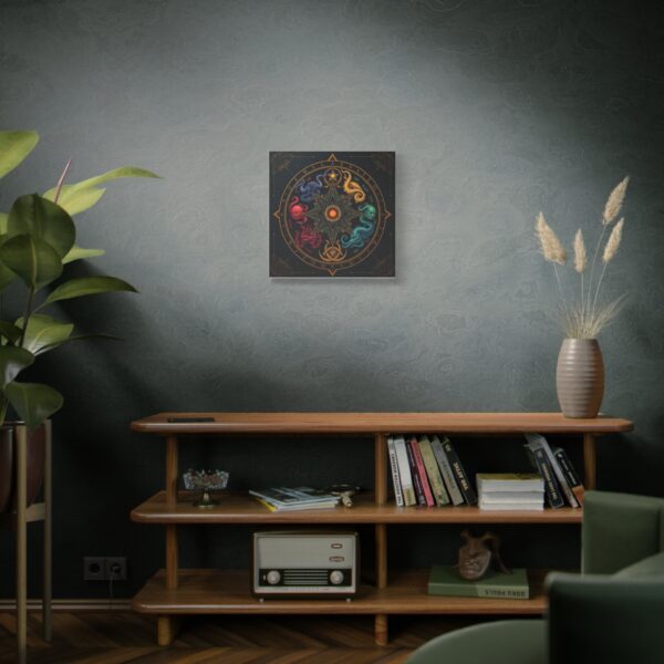 Mystical Elemental Chart Canvas Wall Art - Stretched Decor for Discerning Consumers - Image 5