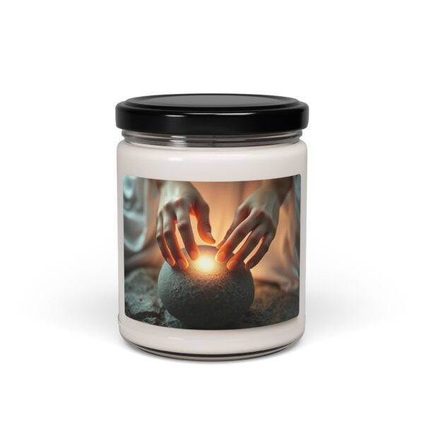 White Magik Scented Soy Candle - 9oz Crystal Touch - Image 2