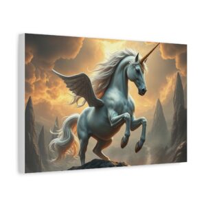 Magical Unicorn Canvas Art - Stretched Matte Swag Decor