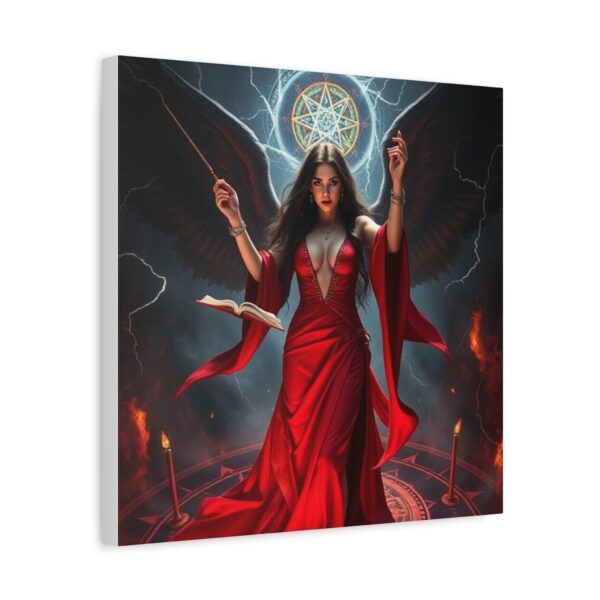 Mystical Witch Canvas Art - Stunning Home Decor for Halloween or Fantasy Lovers - Image 27