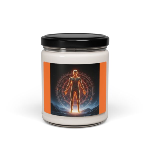 Quantum Man Energizing Scented Soy Candle - 9oz, Aromatherapy for Mind & Body - Image 2