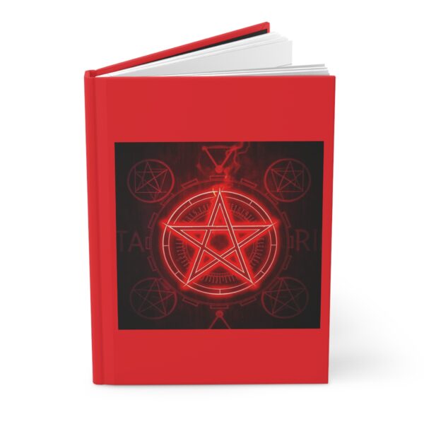 Red Pentagram Hardcover Journal - Perfect for Witches and Occult Enthusiasts - Image 4