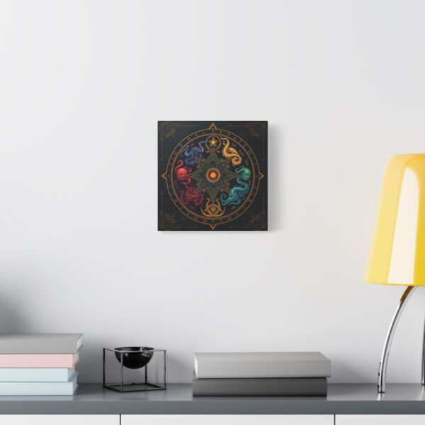 Mystical Elemental Chart Canvas Wall Art - Stretched Decor for Discerning Consumers - Image 13