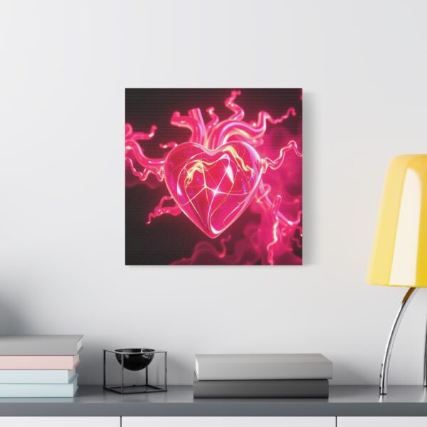 Abstract Heart Canvas Wall Art - Colorful Love Décor for Home - Image 23
