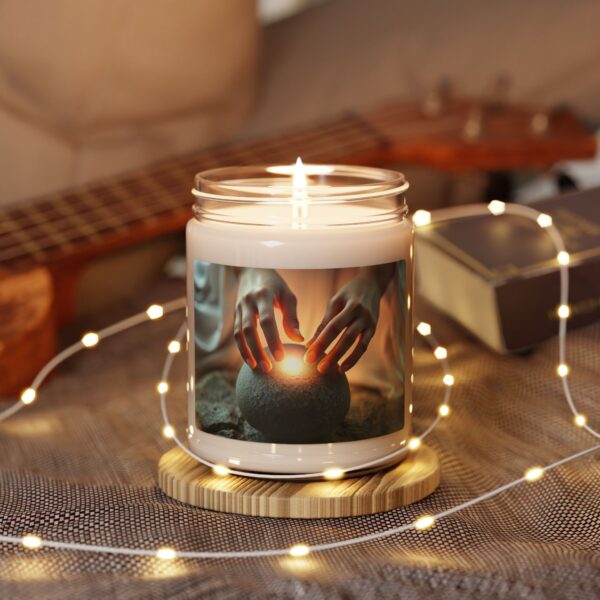 White Magik Scented Soy Candle - 9oz Crystal Touch - Image 4