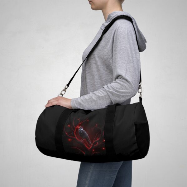 Mystical Raven Duffel Bag - Perfect for Travel & Gym Enthusiasts - Image 8