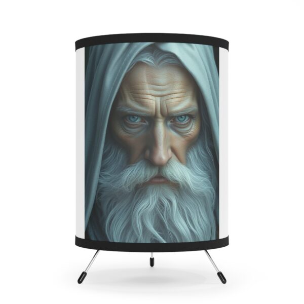 The White Wizard Tripod Lamp with High-Res Shade - Image 2