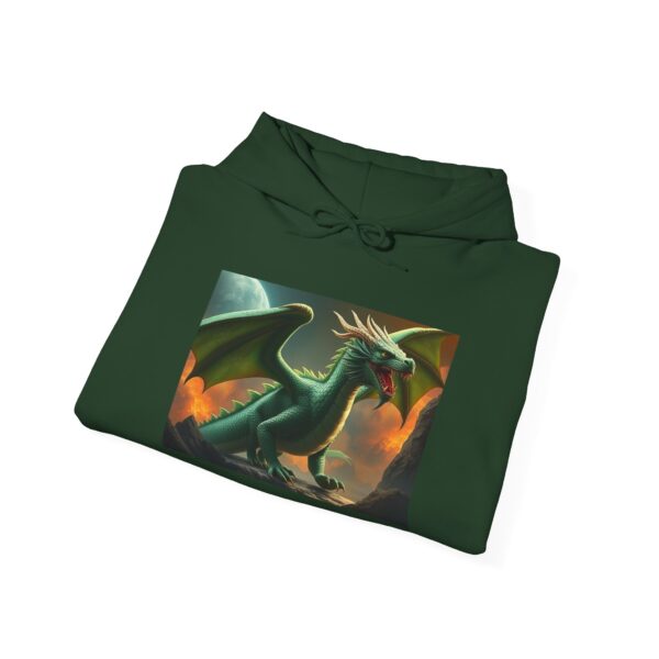 Green Dragon Graphic Hoodie for Gamers & Fantasy Lovers - Image 17