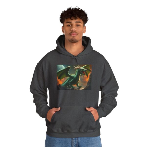Green Dragon Graphic Hoodie for Gamers & Fantasy Lovers - Image 33