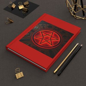 Mystical Red Hardcover Journal - Perfect for Witches & Creatives