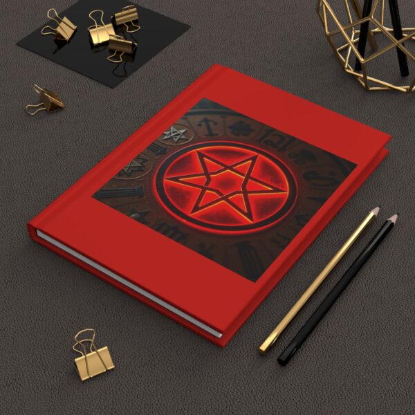 Mystical Red Hardcover Journal - Perfect for Witches & Creatives