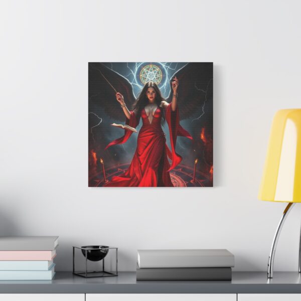 Mystical Witch Canvas Art - Stunning Home Decor for Halloween or Fantasy Lovers - Image 28