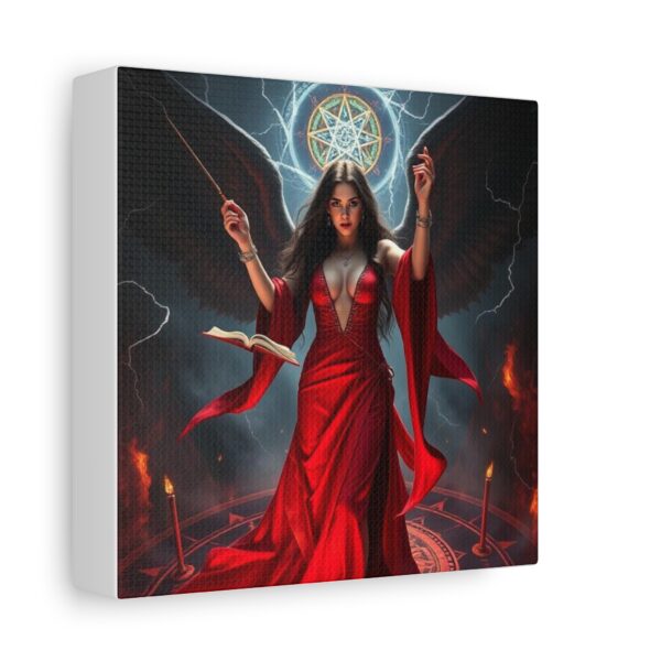Mystical Witch Canvas Art - Stunning Home Decor for Halloween or Fantasy Lovers - Image 7