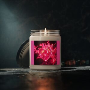 Heartbeat Scented Soy Candle - 9oz Aromatherapy Relaxation Candle