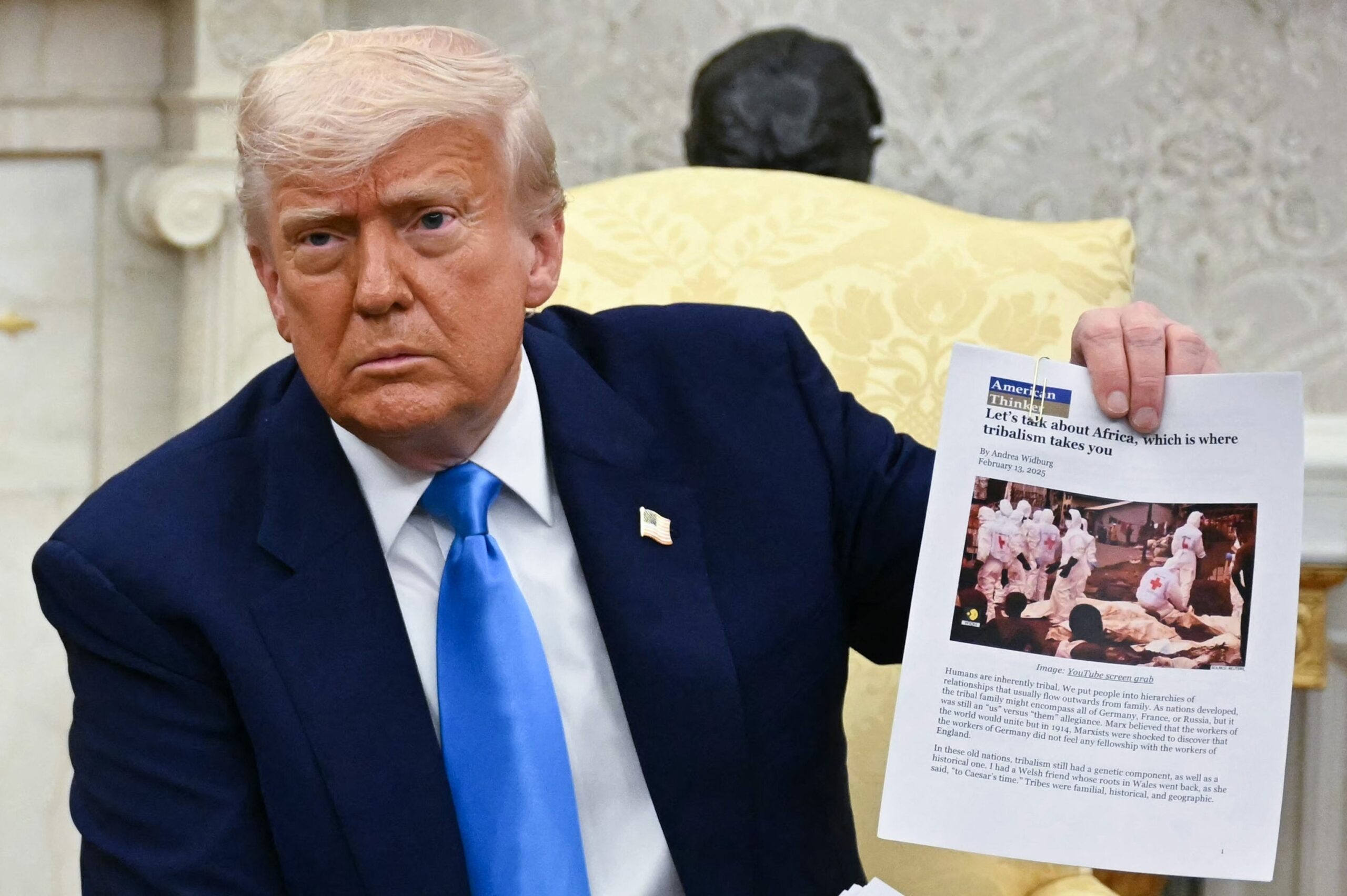 Trump Accuses South Africa’s President of Genocide with Fake Evidence
